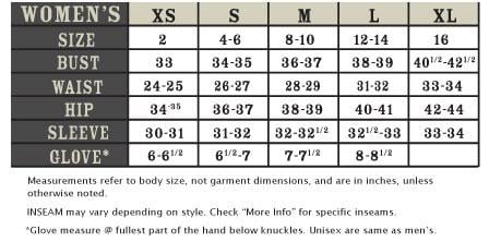ibex mens size chart